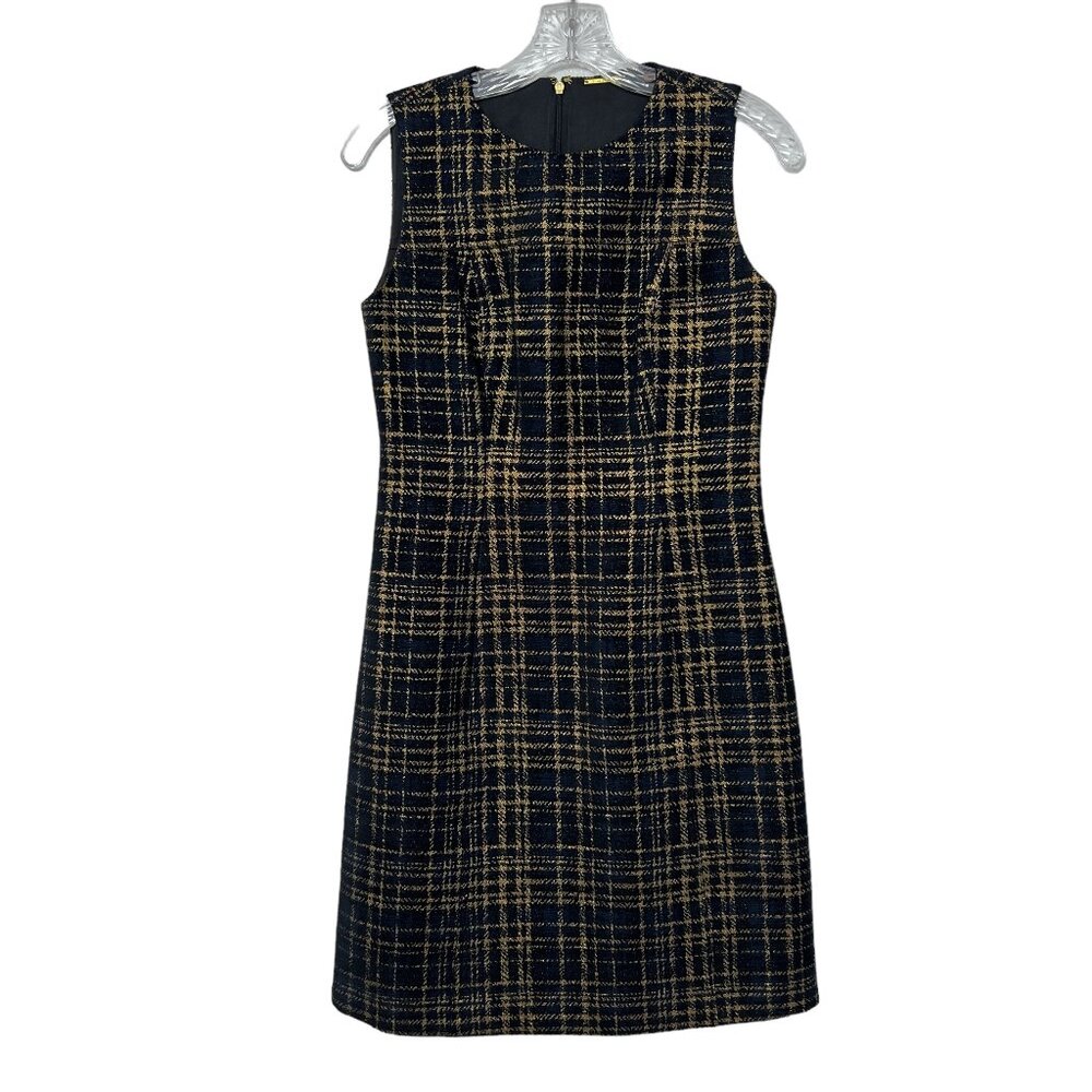 ELIE TAHARI Jaelyn Tweed Seen on TV Mini Shift cocktail Dress women's size 2 - Picture 1 of 8